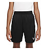 Nike Dri-Fit Trai - pantaloni fitness corti - bambino, BLACK/WHITE