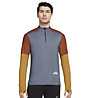 Nike Dri-FIT Trail Element - maglia a maniche lunghe trail running - uomo, Grey/Yellow/Brown