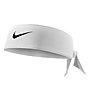 Nike Dri Fit Head Tie 4.0 - Stirnband, White/Black