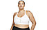 Nike Indy W V-Neck Light-Supp - reggiseno sportivo a basso sostegno - donna, White