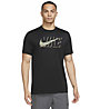 Nike M Nk Df Rlgd Camo - T-shirt - uomo, Black