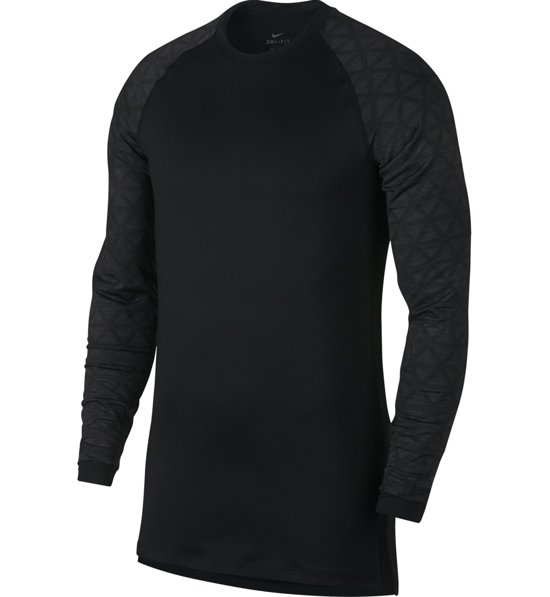 nike np top ls utility thrma m