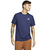Nike M Nsw Club - t-shirt fitness- uomo, Blue