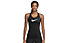 Nike Dry Balance Swoosh - top fitness - donna, Black