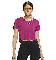 Nike Nike One Dri-FIT W Short-Slee - T-shirt fitness - donna, Pink
