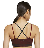 Nike Yoga Indy Dri-FIT ADV W - reggiseno sportivo a basso sostegno - donna, Red/Black