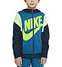 Nike NSW CA Big Kids' (Boys') FZ - giacca della tuta - ragazzo, Blue/Yellow/Black