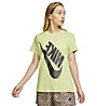 Nike NSW Festival SS - T-Shirt - donna, Black/Light Green
