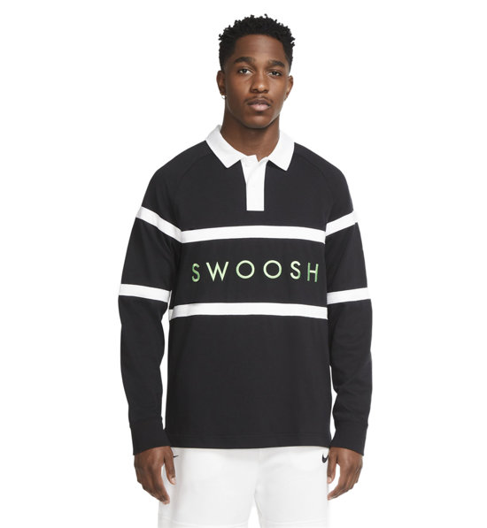 swoosh rugby shirt