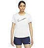 Nike One Dri-FIT Swoosh - Runningshirt - Damen, White