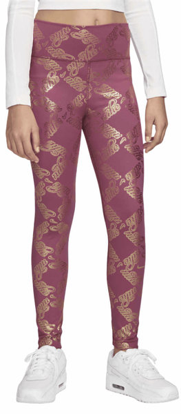 Nike One Shine Jr - Leggings Fitness - Mädchen, Gr. XL