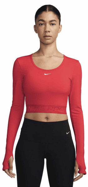Nike Pro Dri-FIT Cropped W - Langarmshirt - Damen, Gr. M