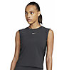 Nike Pro Dri-FIT W Cropped - top - donna, Black