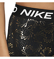 Nike Pro Dri-FIT W Mid Rise L - pantaloni fitness - donna, Black