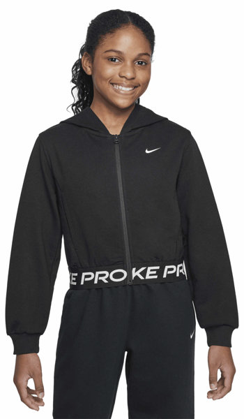 Nike Pro Fleece Jr - Kapuzenpullover - Mädchen, Gr. XS