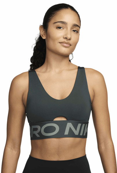 Nike Pro Indy Plunge W - Sport-BH mittlerer Halt - Damen, Gr. L