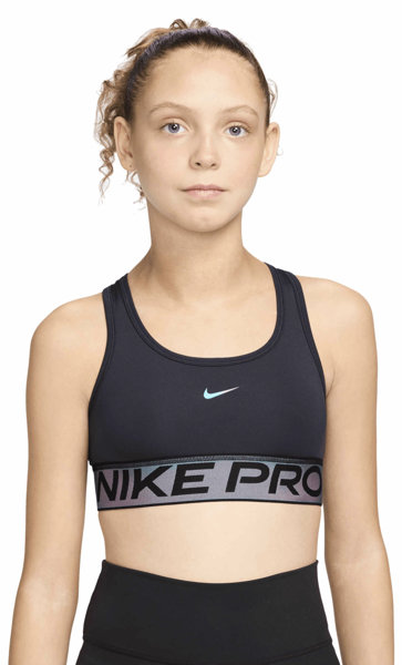 Nike Pro Swoosh Jr - Sport-BH leichter Halt - Mädchen, Gr. XL