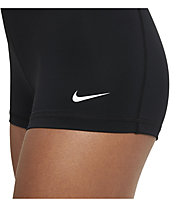 Nike Pro W 3 - pantaloni fitness corti - donna, Black
