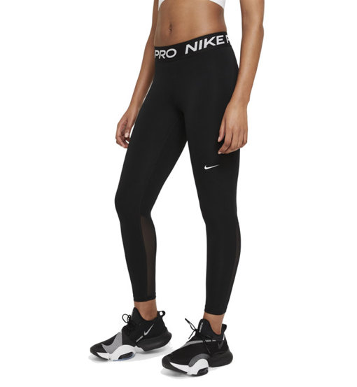 Nike Pro W Mid-Rise Leggin - pantaloni fitness - donna. Taglia XS