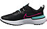 Nike React Miler 2 - scarpe running neutre - donna, Black/Blue/Pink