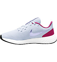 Nike Revolution 5 - scarpe da ginnastica - ragazza, Light Blue/Pink