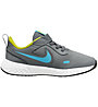 Nike Revolution 5 Little Kids - scarpe da ginnastica - bambino, Dark Grey/Light Blue