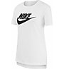 Nike Sportswear Basic Futura - T-shirt fitness - bambina, White/Black