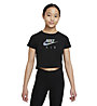 Nike Sportswear Big Kids' - T-Shirt - Mädchen , Black 