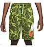Nike Sportswear Big Kids' (Boys') Printed French Terry - pantaloni corti - bambino, Green