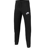 Nike Sportswear Club - pantaloni lunghi - ragazzo, Black/White