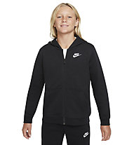 Nike Sportswear Club - felpa con cappuccio - ragazzo, Black