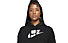 Nike Sportswear Club Fleece - felpa con cappuccio - donna, Black