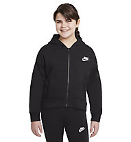 Nike Sportswear Club Fleece Big Kid - Kapuzenpullover - Mädchen , Black