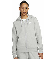 Nike Sportswear Club Fleece W - Kapuzenpullover - Damen, Grey