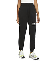 Nike Sportswear Swoosh Flee - pantaloni fitness - donna, Black