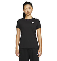 Nike Sportswear W Club - T-Shirt - Damen, Black