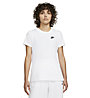 Nike Sportswear W Club - T-shirt fitness- donna, White