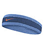 Nike Swoosh - fascia tergisudore, Light Blue/Dark Blue/Orange