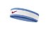Nike Swoosh - Stirnband, White/Light Blue