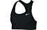 Nike Swoosh - reggiseno sportivo a supporto medio - donna, Black/White