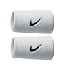 Nike Swoosh Armband Extrabreit - Armbänder, White/Black