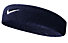 Nike Swoosh - fascia tergisudore, Dark Blue/White
