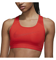 Nike  Swoosh Icon Clash W - Sport BH - Damen , Red