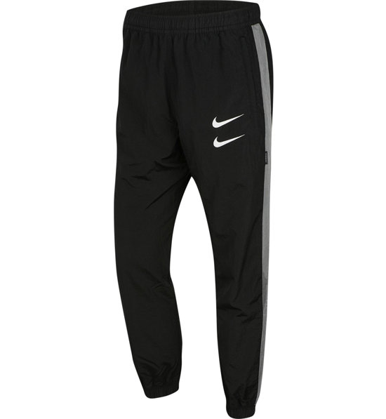 double swoosh track pants