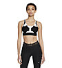 Nike Swoosh UB W's Medium-Support - Sports-BH - Damen, Black/White