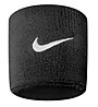 Nike Swoosh - polsini tergisudore, Black/White