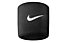 Nike Swoosh - polsini tergisudore, Black/White