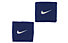 Nike Swoosh Wristbands - Armbänder, Blue/White