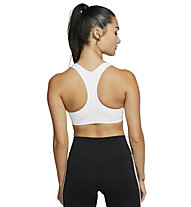 Nike W Medium Support - Sport BH - Damen, White