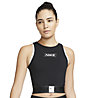 Nike W Np Df Crp Gx - top - donna, Black